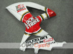 Verkleidungssatz für Einspritzmodelle 08-10 GSX R750 - Rot, Weiß - Lucky Strike #OYO87901451