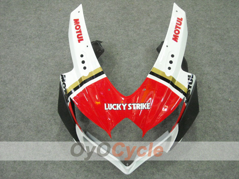 Verkleidungssatz für Einspritzmodelle 08-10 GSX R750 - Rot, Weiß - Lucky Strike #OYO87901451