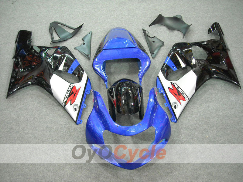 Einspritz-Verkleidungssatz für GSX R600 01-03 - Blau, Schwarz - Werksdesign #OYO87901078 Hauptbild