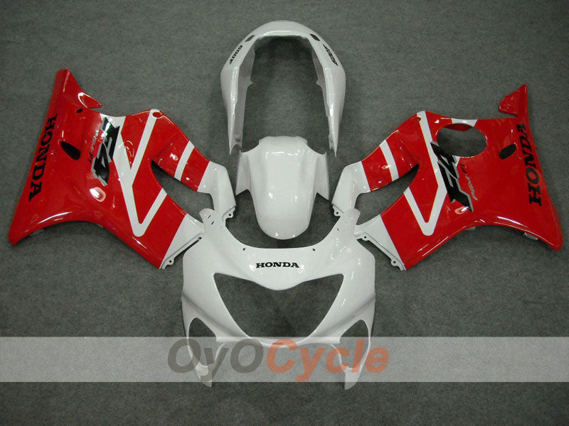 Einspritz-Verkleidungssatz für CBR600F4 99-00 - Rot, Weiß - Werksdesign #OYO87900133 Zweitbild
