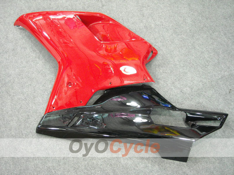 Einspritz-Verkleidungssatz für Ducati 848, 08-13 - Rot, Schwarz - Werksstil #OYO87902179