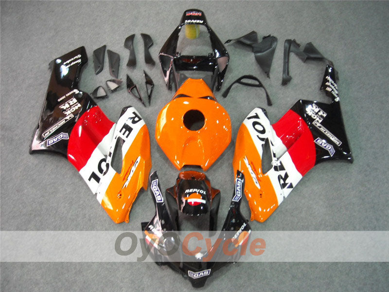 Einspritzverkleidungssatz für CBR1000RR 04-05 - Orange, Schwarz - Repsol #OYO87900529 Hauptbild
