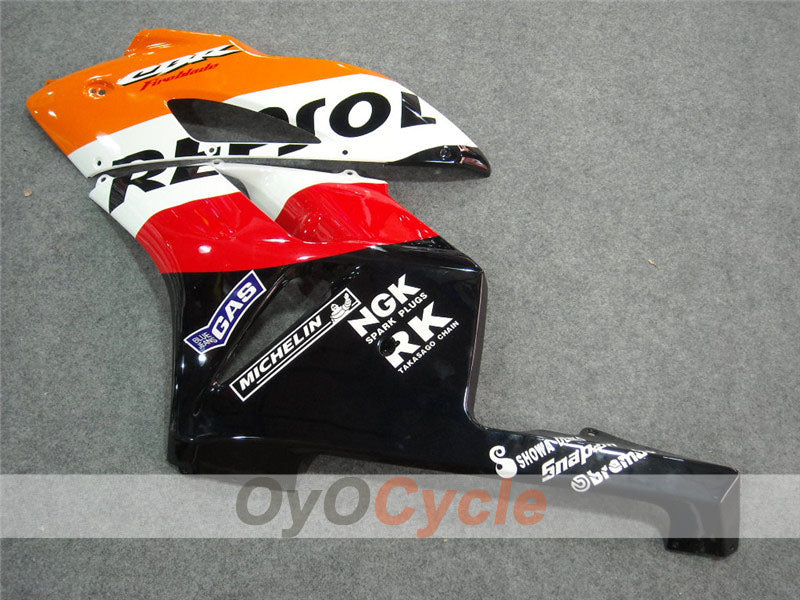 Einspritzverkleidungssatz für CBR1000RR 04-05 - Orange, Schwarz - Repsol #OYO87900529 Zweitbild