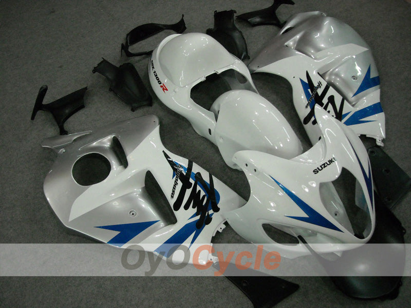 Einspritz-Verkleidungssatz für 99-07 GSXR1300 Hayabusa - Weiß, Silber - Werksstil #OYO87902881 Zweitbild