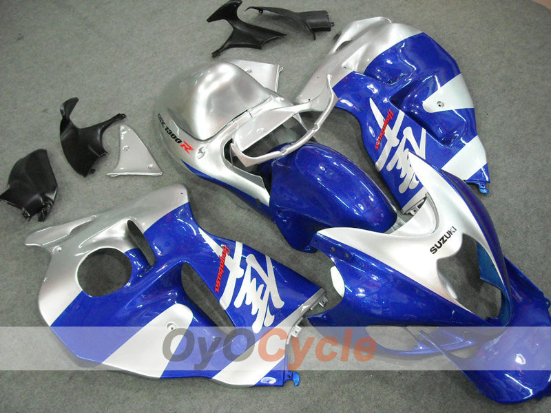 Einspritz-Verkleidungssatz für 99-07 GSXR1300 Hayabusa - Blau, Silber - Werksstil #OYO87902884 Hauptbild