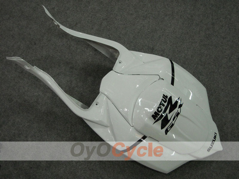Einspritzverkleidungs-Kit für 08-10 GSX R750 - Weiß, Schwarz - Corona #OYO87901157
