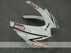 Einspritzverkleidungs-Kit für 08-10 GSX R750 - Weiß, Schwarz - Corona #OYO87901157