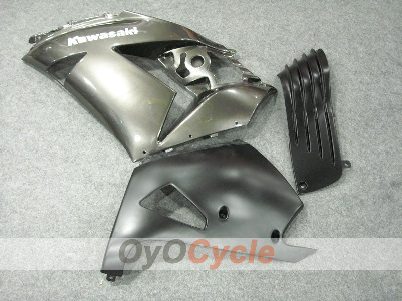 Einspritzverkleidungssatz für NINJA ZX-14R 06-11 - Silber - Werksstil #OYO87901996
