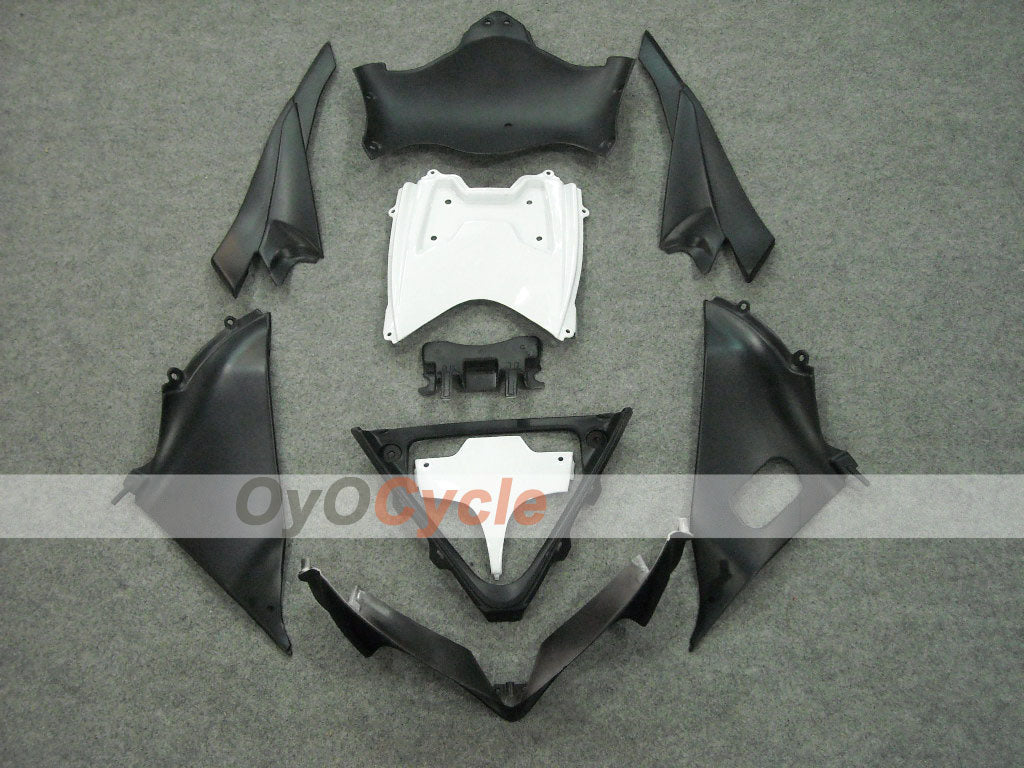 Einspritzverkleidungs-Kit für 08-10 GSX R750 - Weiß, Schwarz - Corona #OYO87901157