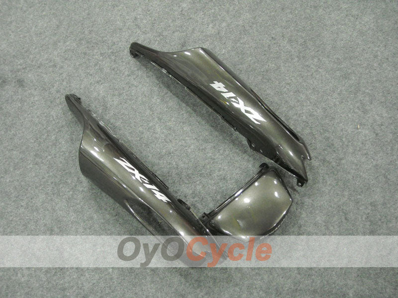 Einspritzverkleidungssatz für NINJA ZX-14R 06-11 - Silber - Werksstil #OYO87901996