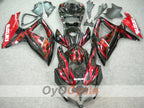 Einspritz-Verkleidungssatz für GSX R750 08-10 - Rot, Schwarz - Flamme #OYO87901429