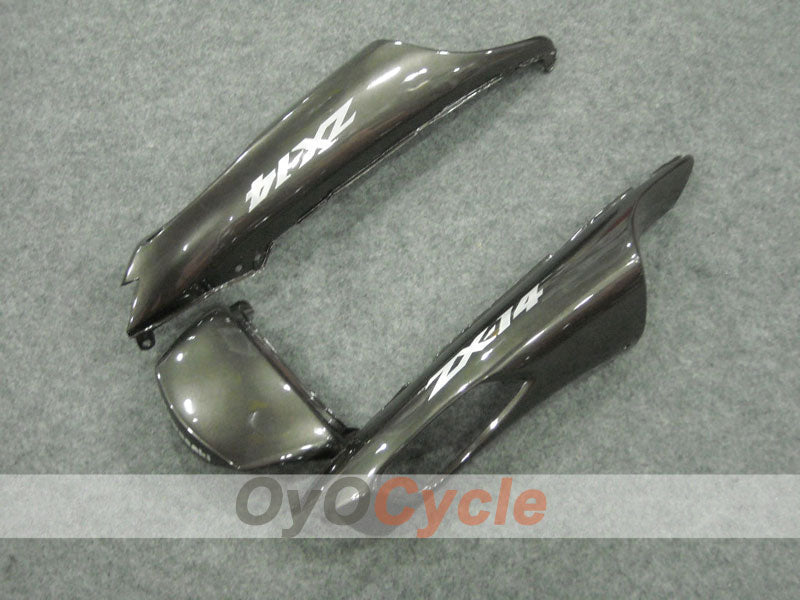 Einspritzverkleidungssatz für NINJA ZX-14R 06-11 - Silber - Werksstil #OYO87901996