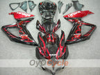 Einspritz-Verkleidungssatz für GSX R750 08-10 - Rot, Schwarz - Flamme #OYO87901429