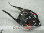 Einspritz-Verkleidungssatz für GSX R750 08-10 - Rot, Schwarz - Flamme #OYO87901429