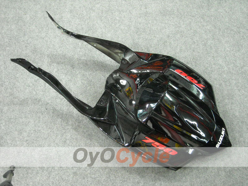 Einspritz-Verkleidungssatz für GSX R750 08-10 - Rot, Schwarz - Flamme #OYO87901429