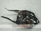 Einspritzverkleidungssatz für 08-10 GSX R600 - Rot, Schwarz - Flamme #OYO87901626