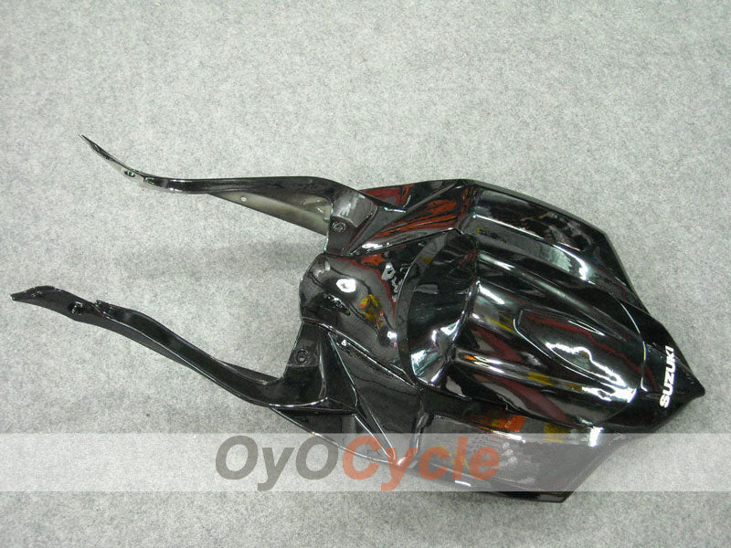 Einspritzverkleidungssatz für 08-10 GSX R600 - Rot, Schwarz - Flamme #OYO87901626