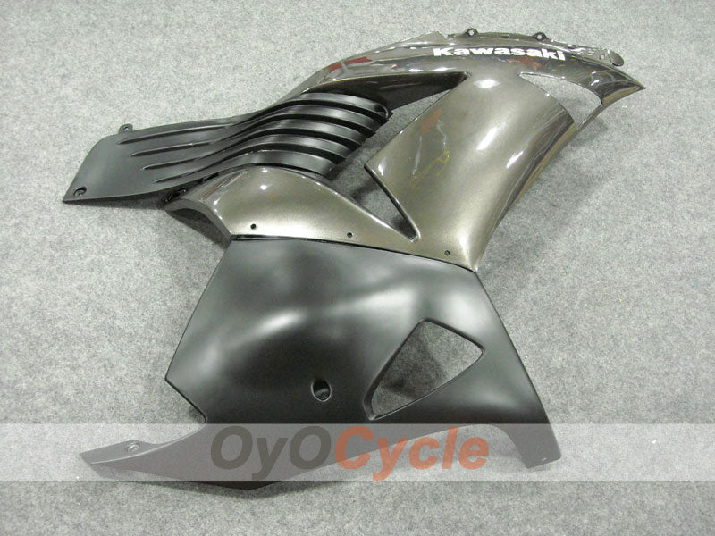 Einspritzverkleidungssatz für NINJA ZX-14R 06-11 - Silber - Werksstil #OYO87901996
