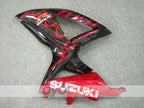Einspritzverkleidungssatz für 08-10 GSX R600 - Rot, Schwarz - Flamme #OYO87901626