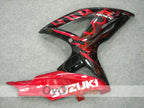 Einspritzverkleidungssatz für 08-10 GSX R600 - Rot, Schwarz - Flamme #OYO87901626