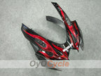 Einspritzverkleidungssatz für 08-10 GSX R600 - Rot, Schwarz - Flamme #OYO87901626