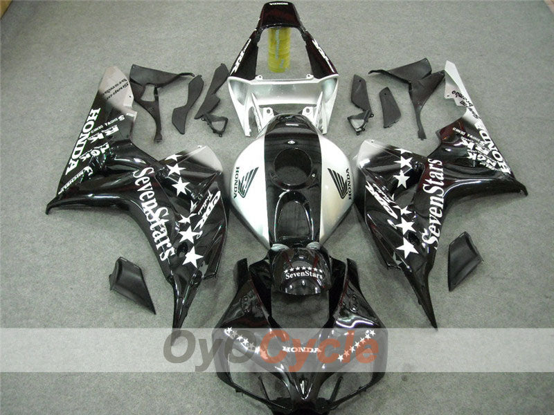 Einspritzverkleidungssatz für CBR1000RR 06-07 - Schwarz, Silber - SevenStars #OYO87900651 Hauptbild