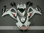 Verkleidungssatz für 06-07 GSX R600 - Weiß, Silber - Werksdesign #OYO87901534