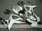 Verkleidungssatz für 06-07 GSX R600 - Weiß, Silber - Werksdesign #OYO87901534