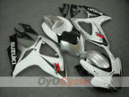 Einspritz-Verkleidungssatz für 06-07 GSX R600 - Weiß, Silber - Werksstil #OYO87902877