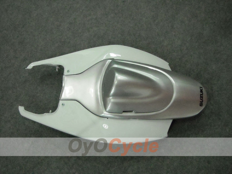Einspritz-Verkleidungssatz für 06-07 GSX R600 - Weiß, Silber - Werksstil #OYO87902877