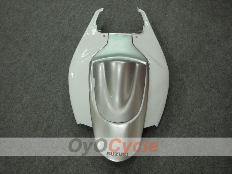 Verkleidungssatz für 06-07 GSX R600 - Weiß, Silber - Werksdesign #OYO87901534