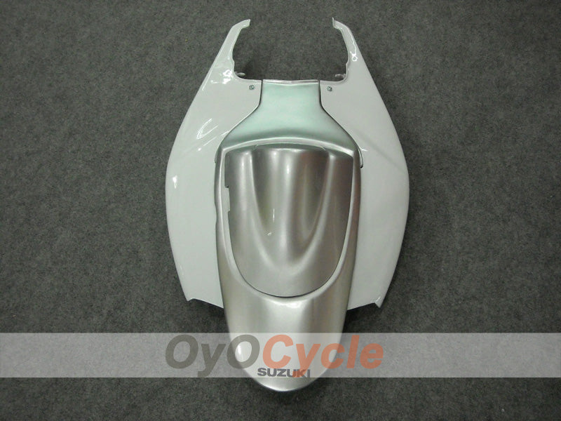 Einspritz-Verkleidungssatz für 06-07 GSX R600 - Weiß, Silber - Werksstil #OYO87902877