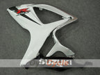 Einspritz-Verkleidungssatz für 06-07 GSX R600 - Weiß, Silber - Werksstil #OYO87902877