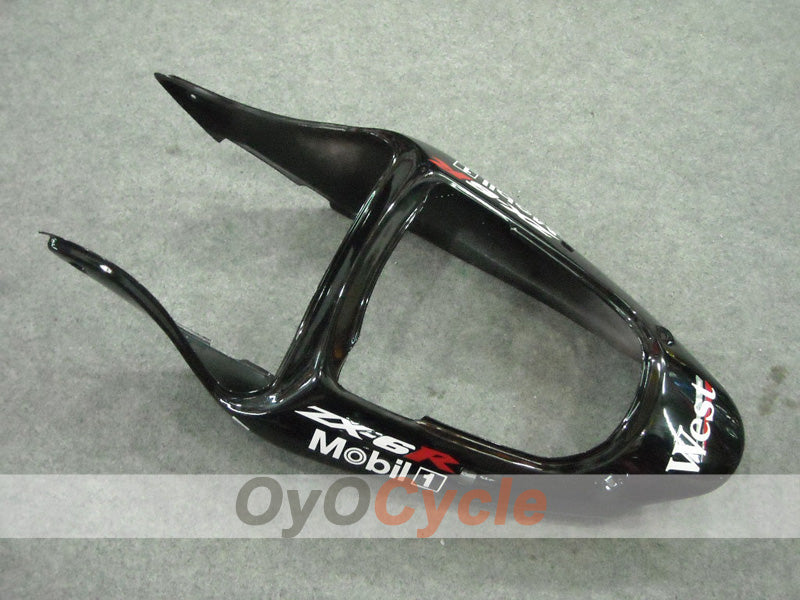Verkleidungssatz für 02-03 NINJA ZX-9R - Weiß, Schwarz - West #OYO87903055