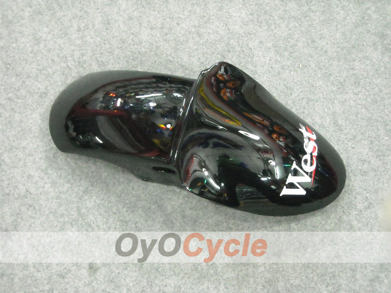 Verkleidungssatz für 02-03 NINJA ZX-9R - Weiß, Schwarz - West #OYO87903055
