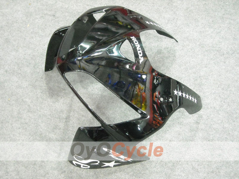 Verkleidungssatz für Einspritzung für CBR600RR 05-06 - Schwarz, Silber - SevenStars #OYO87900347