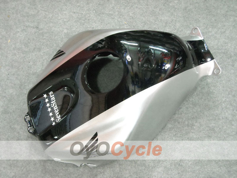 Verkleidungssatz für Einspritzung für CBR600RR 05-06 - Schwarz, Silber - SevenStars #OYO87900347