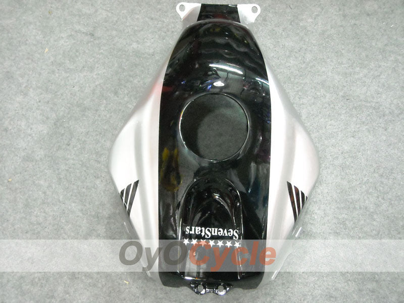 Verkleidungssatz für Einspritzung für CBR600RR 05-06 - Schwarz, Silber - SevenStars #OYO87900347