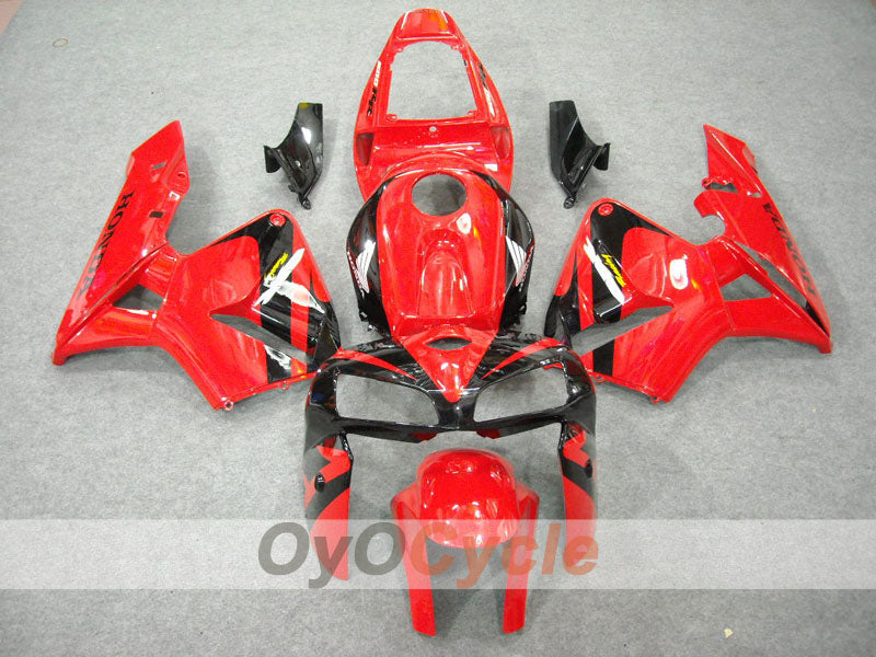 Einspritzverkleidungskit für CBR600RR 05-06 - Rot, Schwarz - Werksdesign #OYO87900276 Hauptbild