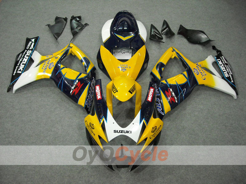 Einspritz-Verkleidungskit für 06-07 GSX R750 - Gelb, Blau - Corona #OYO87901262 Zweitbild