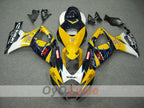 Einspritz-Verkleidungssatz für GSX R600 06-07 - Gelb, Schwarz - Corona, MOTUL #OYO87901430