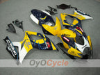 Einspritz-Verkleidungssatz für GSX R600 06-07 - Gelb, Schwarz - Corona, MOTUL #OYO87901430