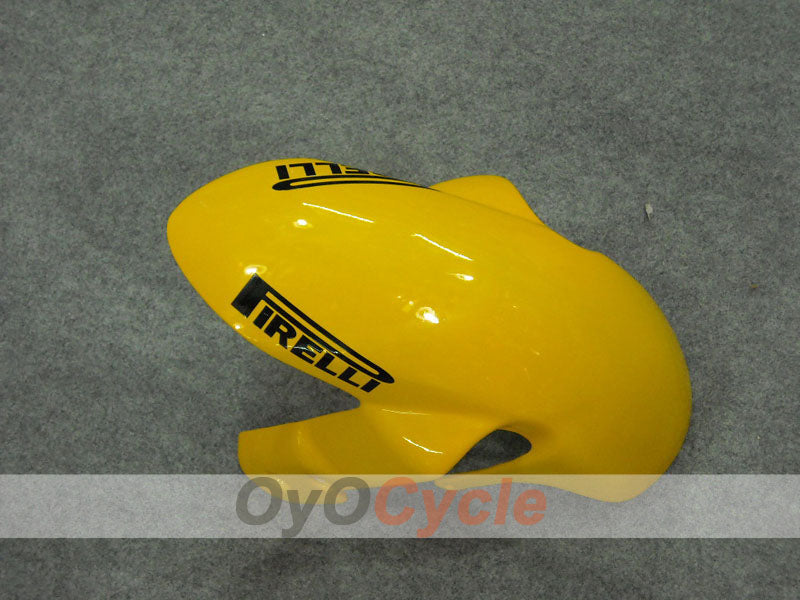 Einspritz-Verkleidungssatz für GSX R600 06-07 - Gelb, Schwarz - Corona, MOTUL #OYO87901430