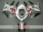 Verkleidungssatz für 05-06 NINJA ZX-6R - Rot, Silber - Flamme #OYO87901864
