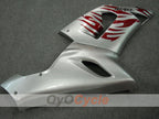Verkleidungssatz für 05-06 NINJA ZX-6R - Rot, Silber - Flamme #OYO87901864