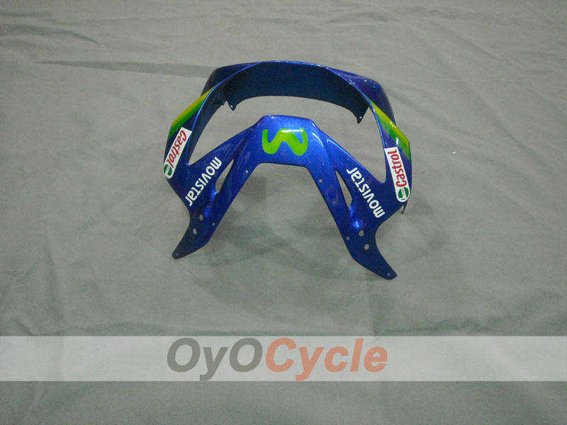 Einspritzverkleidungssatz für 00-01 CBR900RR 929 - Grün, Blau - MICHELIN, Movistar #OYO87902847