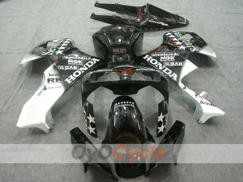 Verkleidungssatz für Einspritzermodelle der CBR600RR 03-04 - Weiß, Schwarz - SevenStars #OYO87902551 Hauptbild