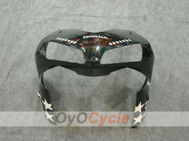 Verkleidungssatz für Einspritzermodelle der CBR600RR 03-04 - Weiß, Schwarz - SevenStars #OYO87902551