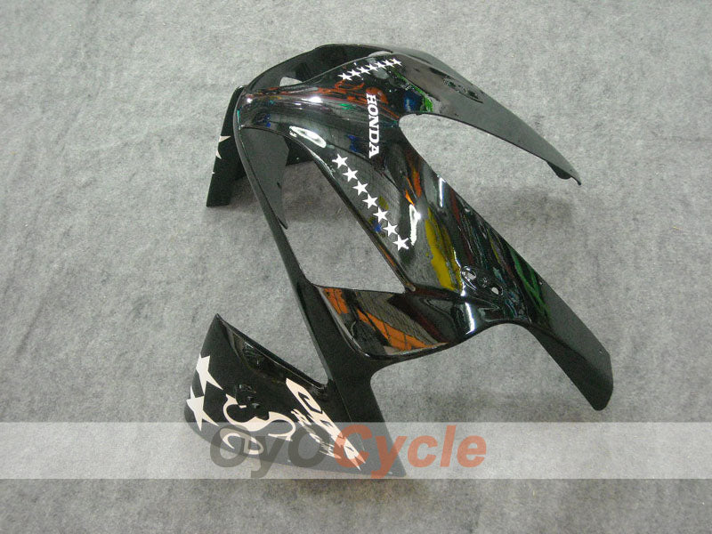 Verkleidungssatz für Einspritzermodelle der CBR600RR 03-04 - Weiß, Schwarz - SevenStars #OYO87902551