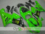 Verkleidungssatz für Einspritzmodelle 05-06 NINJA ZX-6R - Grün, Schwarz - Monster #OYO87901873